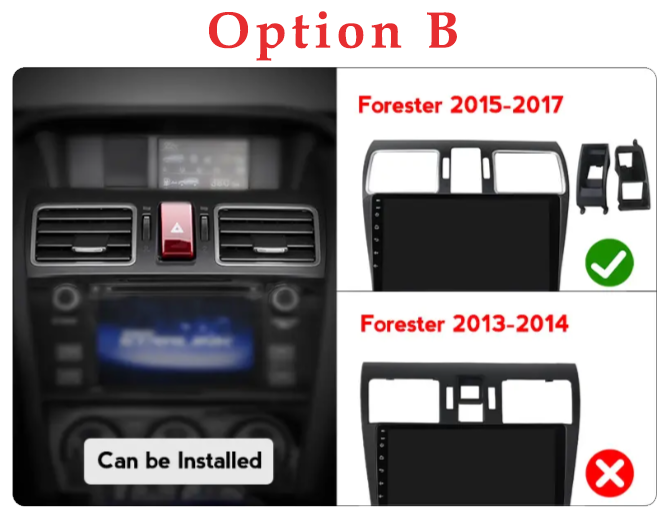 9" Subaru Impreza/Forester 13'- 21' Head Unit Upgrade Kit