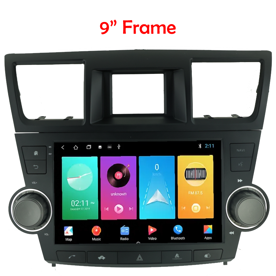 10" Toyota Kluger 07'-13' Head Unit Upgrade Kit