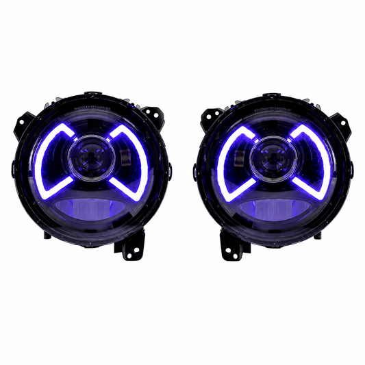 Jeep Wrangler 18'-UP LED Head Lights Kit