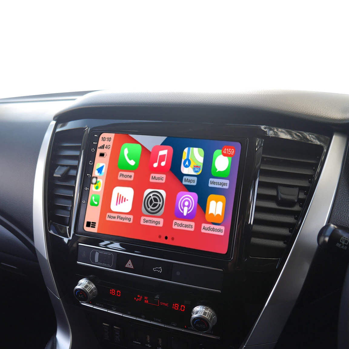 9" Mitsubishi Pajero Sport 20' Head Unit Upgrade Kit