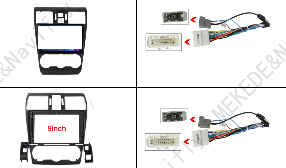 9" Subaru Impreza/Forester 13'- 21' Head Unit Upgrade Kit