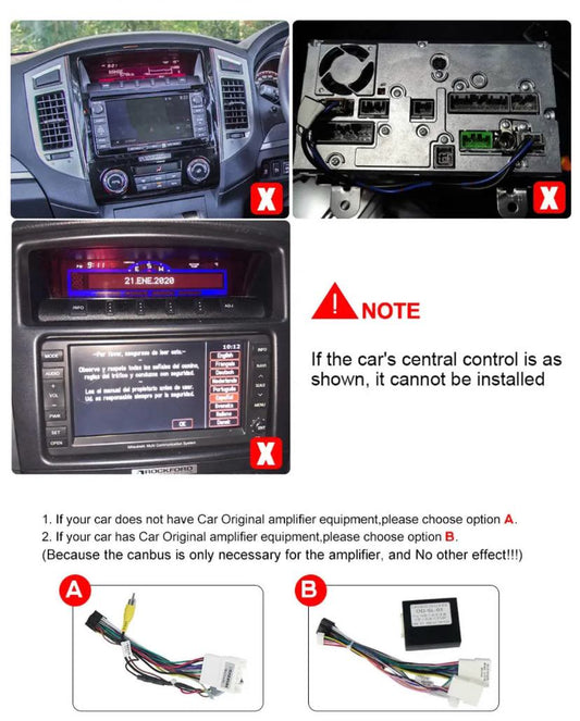 9" Mitsubishi Pajero 06'- 21' Head Unit Upgrade Kit (CarPlay)