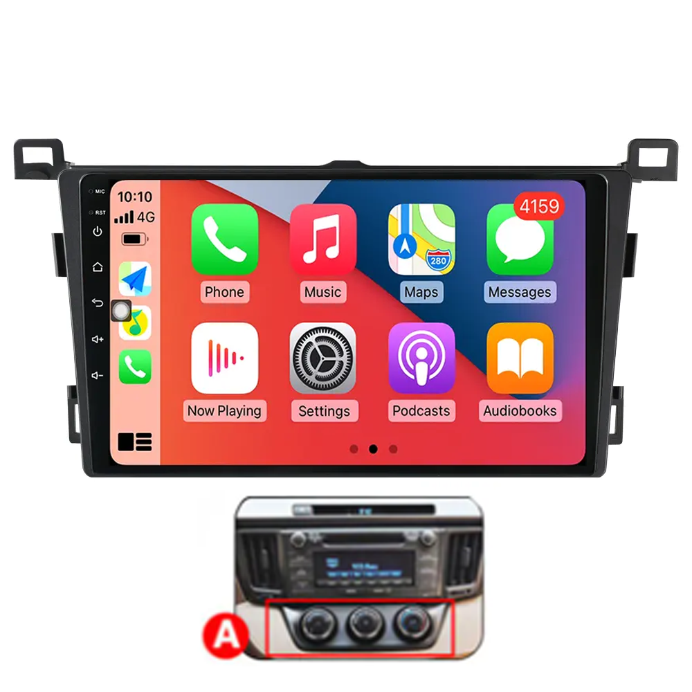 9" Toyota RAV4 13'-18' Head Unit Upgrade Kit