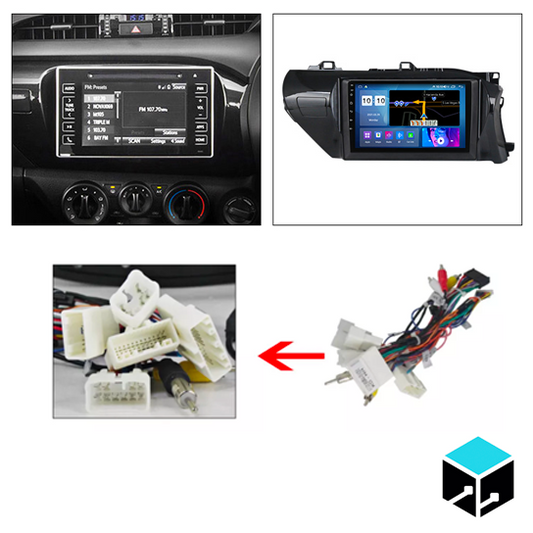10.25" Toyota Hilux 16'- 22' Head Unit Upgrade Kit