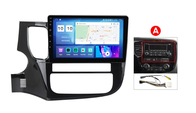 9" Mitsubishi Outlander 13'- 21' Head Unit Upgrade Kit