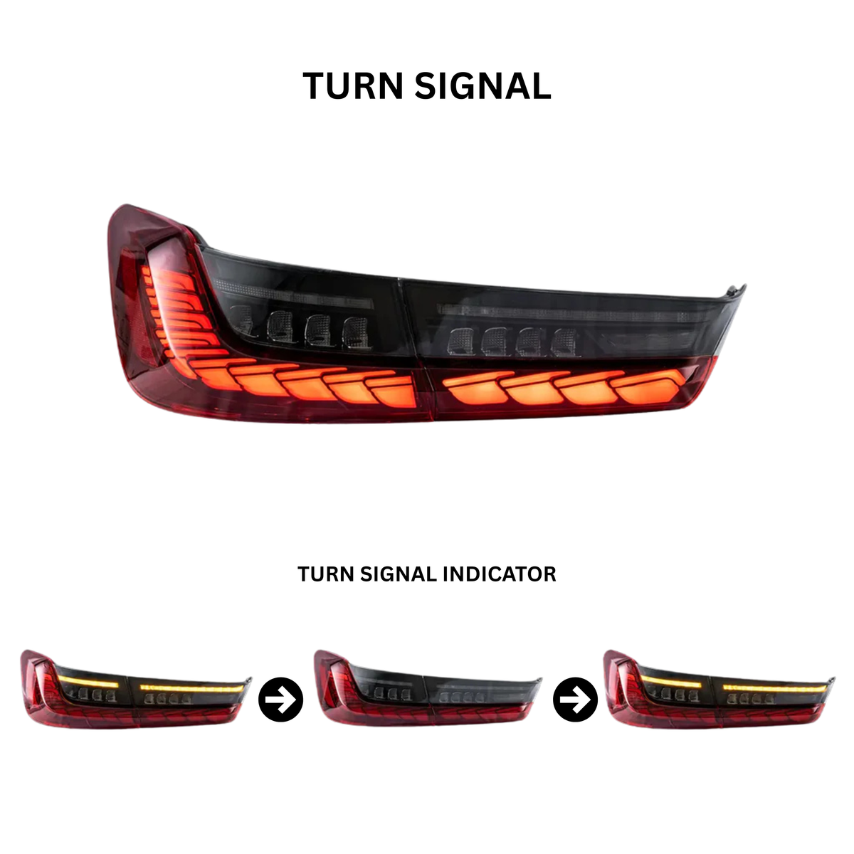 BMW 3 Series 7th Gen G20/G28/G80 18'-24' OLED Tail Lights