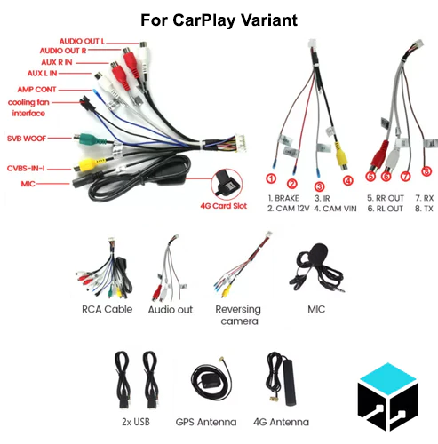 10.25" Toyota Hilux 16'- 22' Head Unit Upgrade Kit