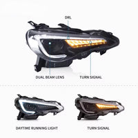 Toyota 86/Subaru BRZ 12'-21' LED Dual Beam Projector Headlight Kit