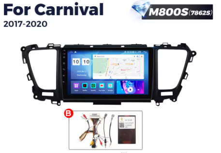 9" Kia Carnival YP 15'-21' Head Unit Upgrade Kit (CarPlay)