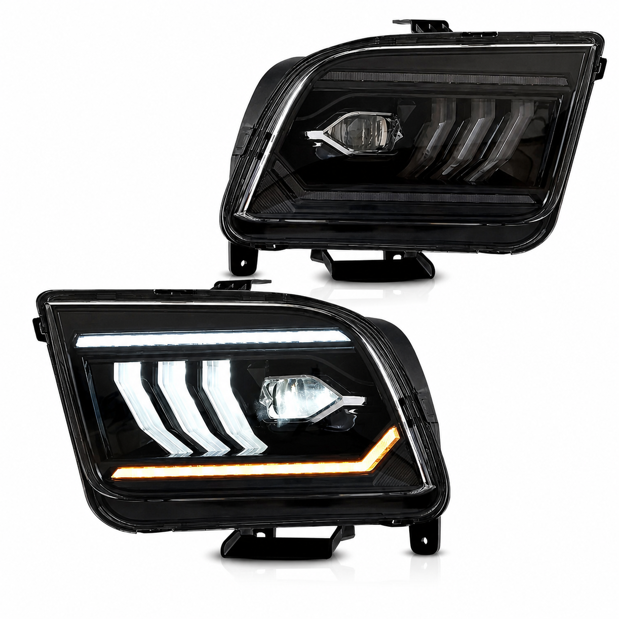 Ford Mustang 5th Gen (S-197 I) Pre-Facelift 05'-09' LED Head Lights Kit