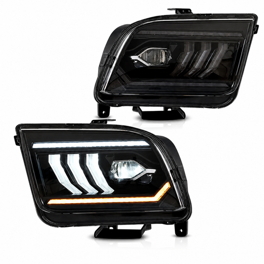 Ford Mustang 5th Gen (S-197 I) Pre-Facelift 05'-09' LED Head Lights Kit
