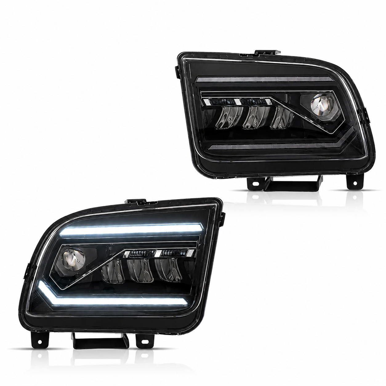 Ford Mustang 5th Gen (S-197 I) Pre-Facelift 05'-09' LED Head Lights Kit