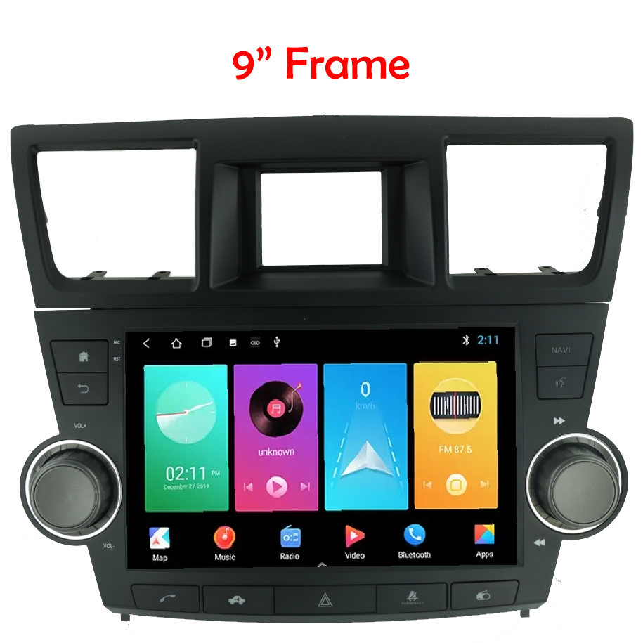 10" Toyota Kluger 07'-13' Head Unit Upgrade Kit (CarPlay)