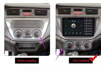 9" Mitsubishi Lancer 00'-10' HeadUnit Upgrade Kit