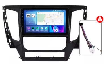 9" Mitsubishi Pajero Sport 20' Head Unit Upgrade Kit