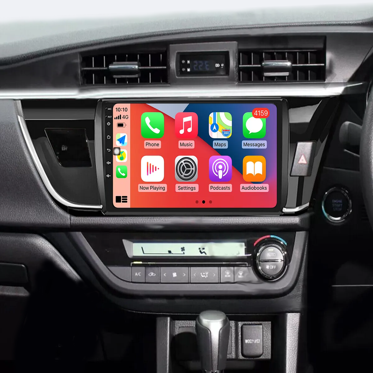 9" Toyota Corolla Sedan 13'-16' Head Unit Upgrade Kit (CarPlay)