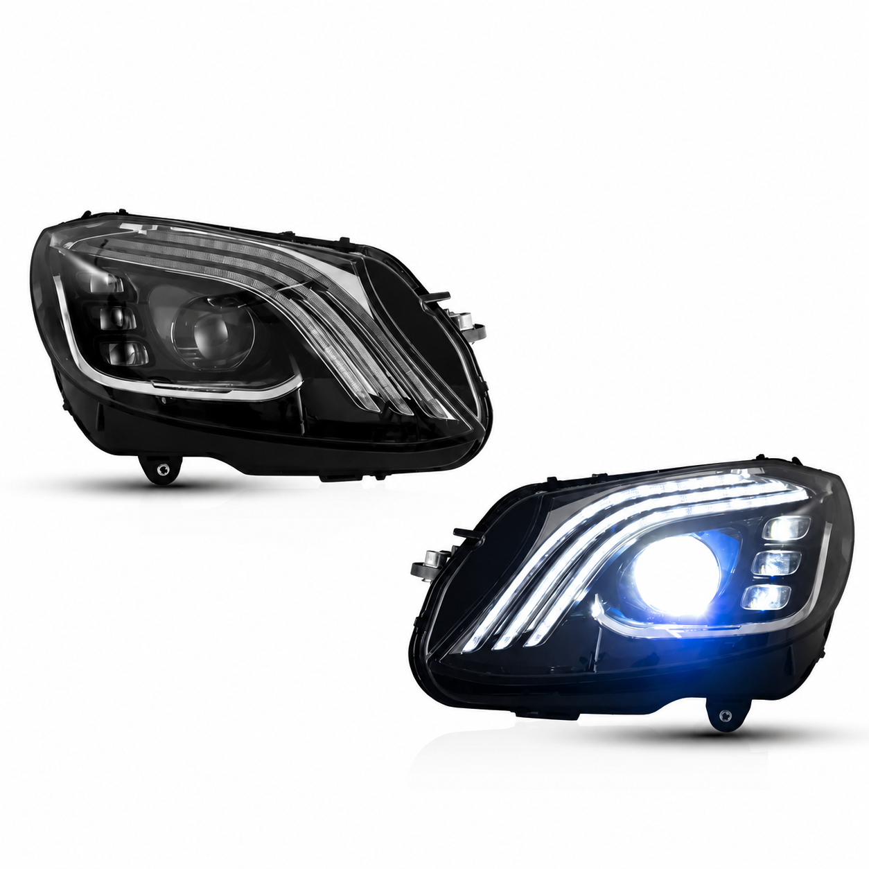 Mercedes-Benz C-Class W205 15'-21' LED Head Lights Kit