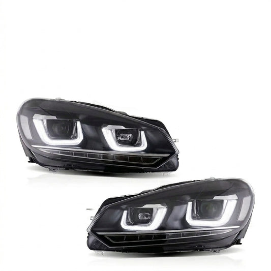 Volkswagen Golf MK6 08’-14’ HID/LED Head Light Kit