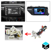10.25" Toyota Hilux 16'- 22' Head Unit Upgrade Kit