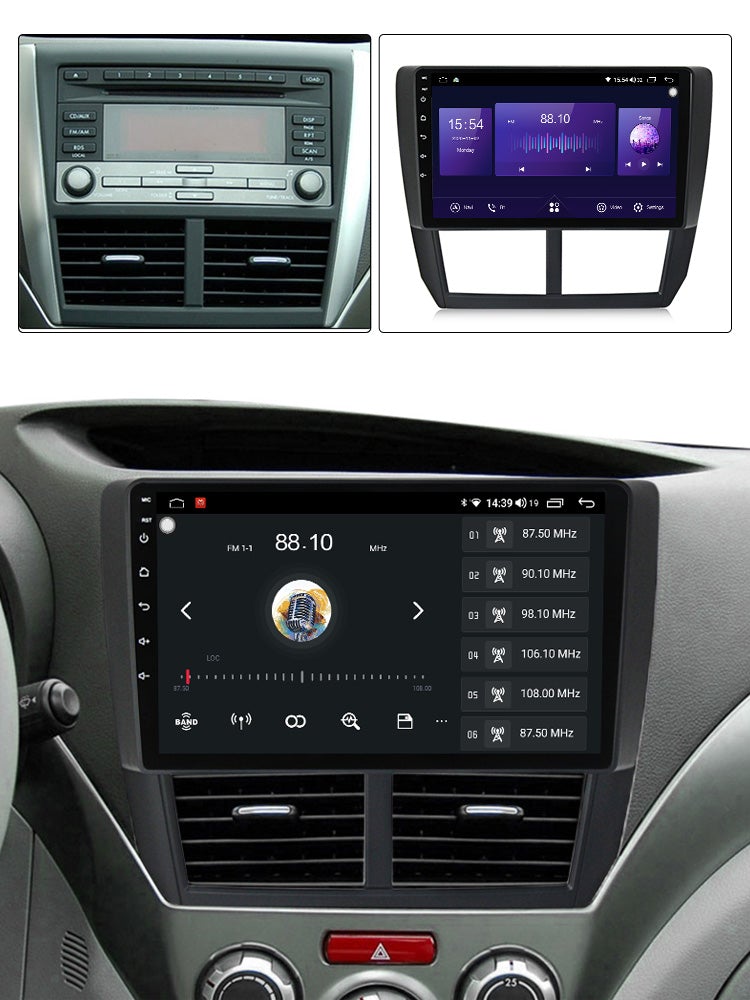 9 Stereo Radio Head Unit Android 11.0 GPS For 2002-07 Subaru Impreza w 9 Stereo Radio Head Unit Android 11.0 GPS For 2002-07 Subaru Impreza w